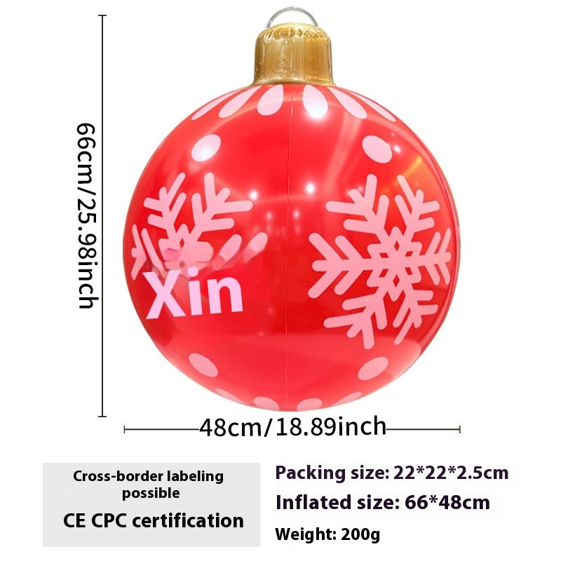 Inflatable Christmas Ball for Christmas Decorations