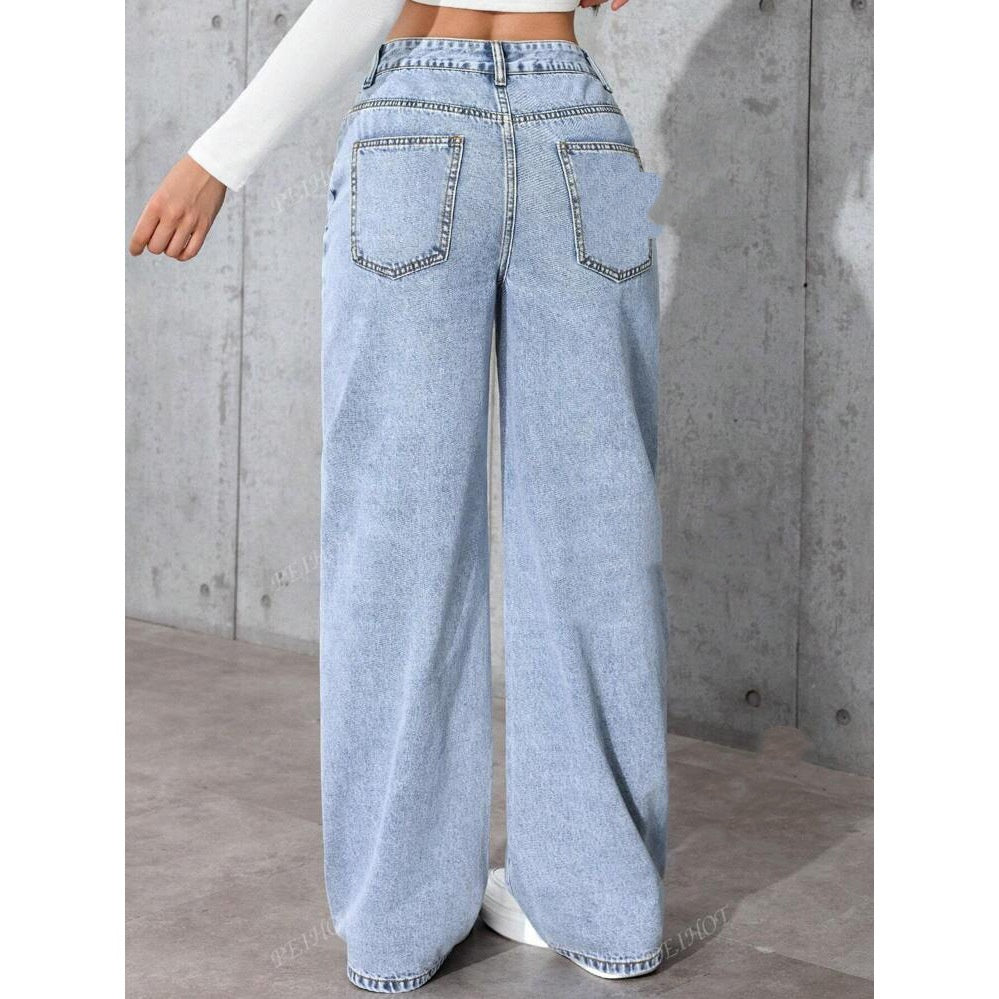 Stylish Straight Jeans Women