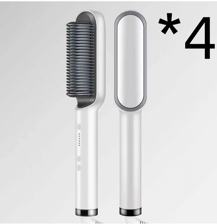 New 2 In 1 Hair Straightener Hot & Electric Hair Brush