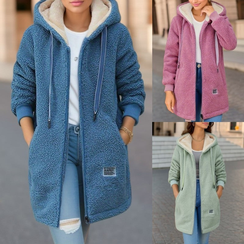 Hooded Jacket Winter Fleece